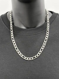 Collier chaîne longue en acier inoxydable