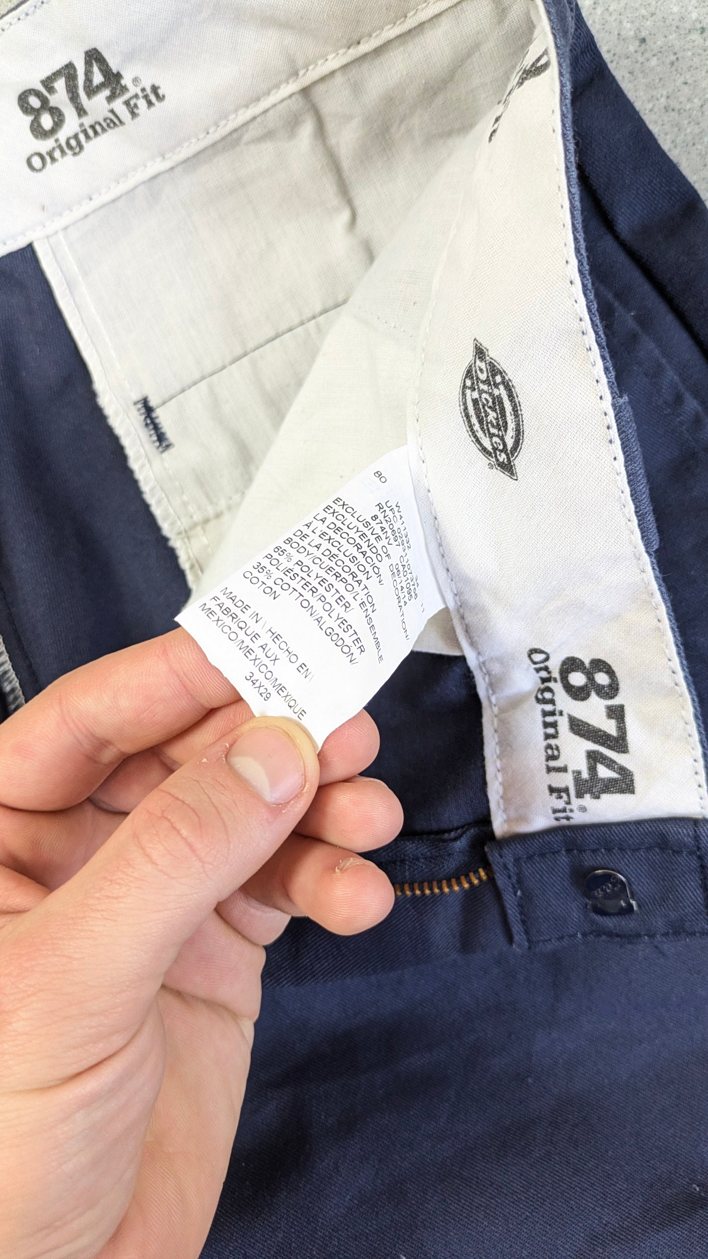Chinos dickies w34 l29